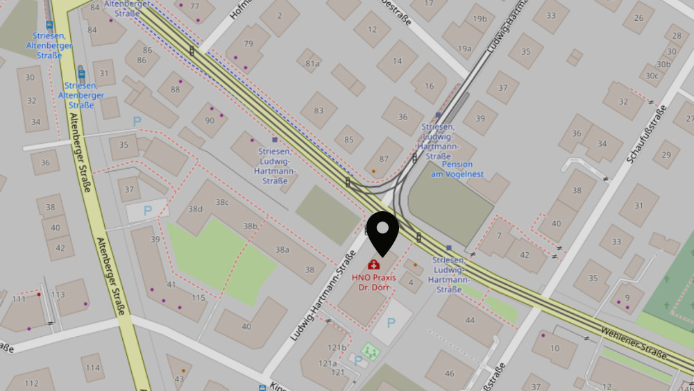 Kartenausschnitt von OpenStreetMap